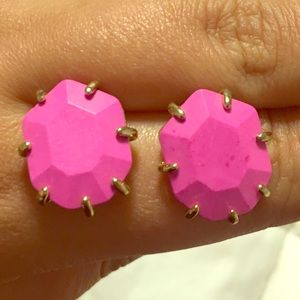Hot Pink Kendra Scott Studs